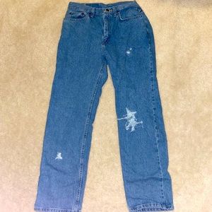 VINATAGE WRANGLER JEANS WITH RIPS